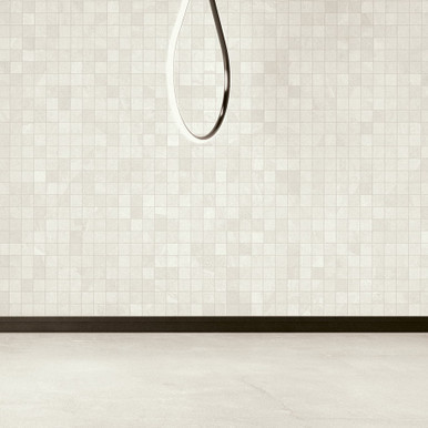 UNICOM BRAZILIAN SLATE OXFORD WHITE 2x2 MOSAIC
