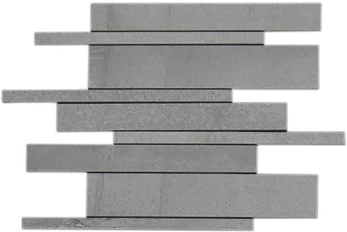 Burlington Light Grey Strip Mosaic
