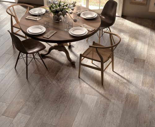 Creek Kilauea 12x24, 2x2 Square Mosaics, 3x24 Bullnose, Scott Mosaic Porcelain Tile
