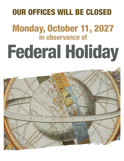Holiday Closed Signs for Banks, Credit Unions, and other institutions.