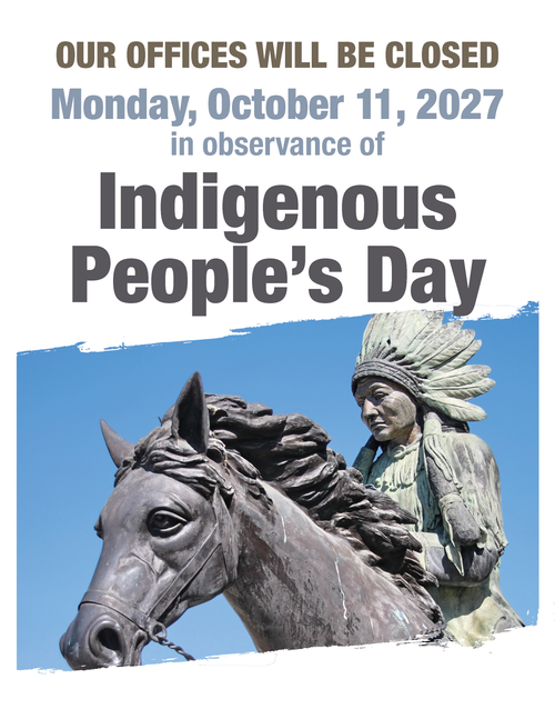 Indigenous People's Day Alternative Sign