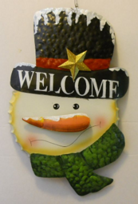 Welcome Snowman Hanger