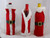 Santa Coat Wine Bottle Covers 3 Pack
