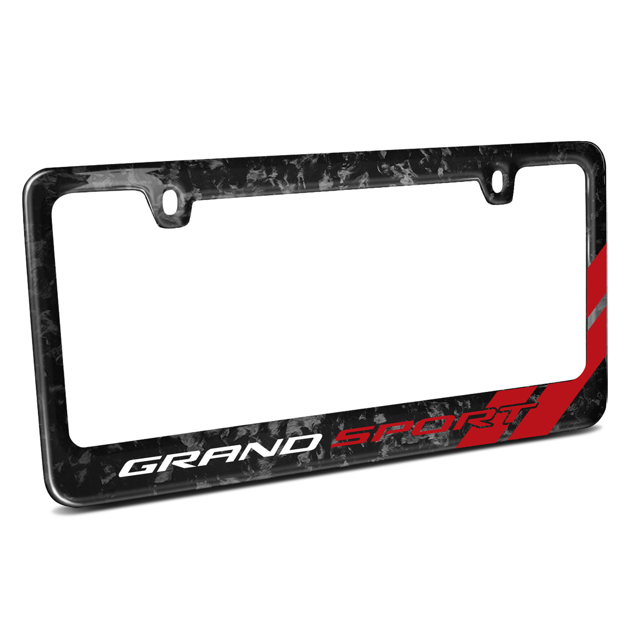Chrome Metal License Plate Frame For Chevrolet Corvette C6 Grand Sport - OEM Style