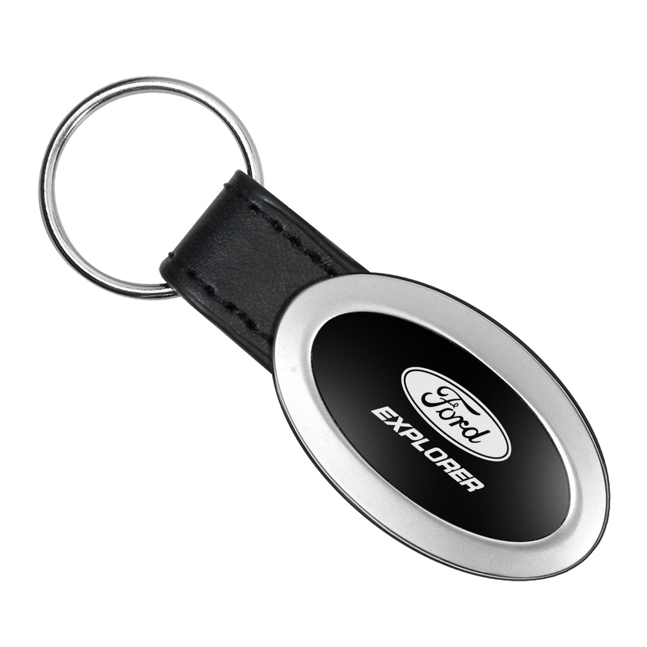 Ford Explorer Oval Style Metal Key Chain - Car Beyond Store
