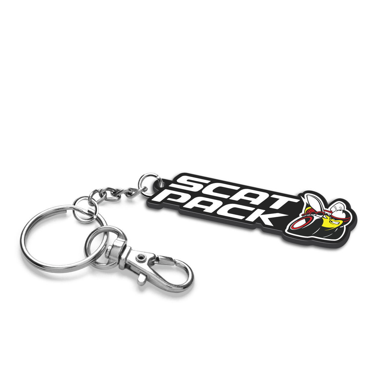 Dodge ScatPack Custom Laser Cut FullColor Printing Acrylic Charm Key