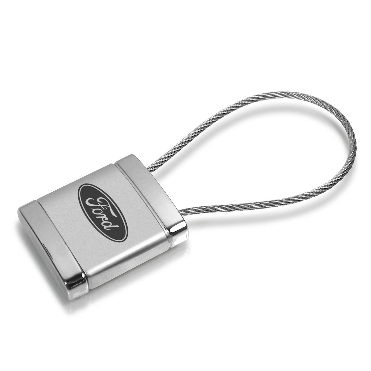Ford Car key cover Silver Chrome