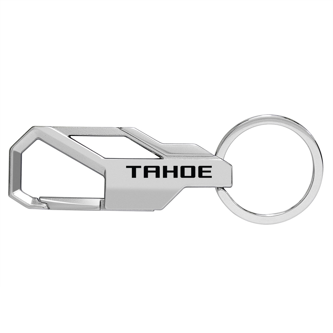 Chevrolet Tahoe Silver Carabiner-style Snap Hook Metal Key Chain - Car  Beyond Store