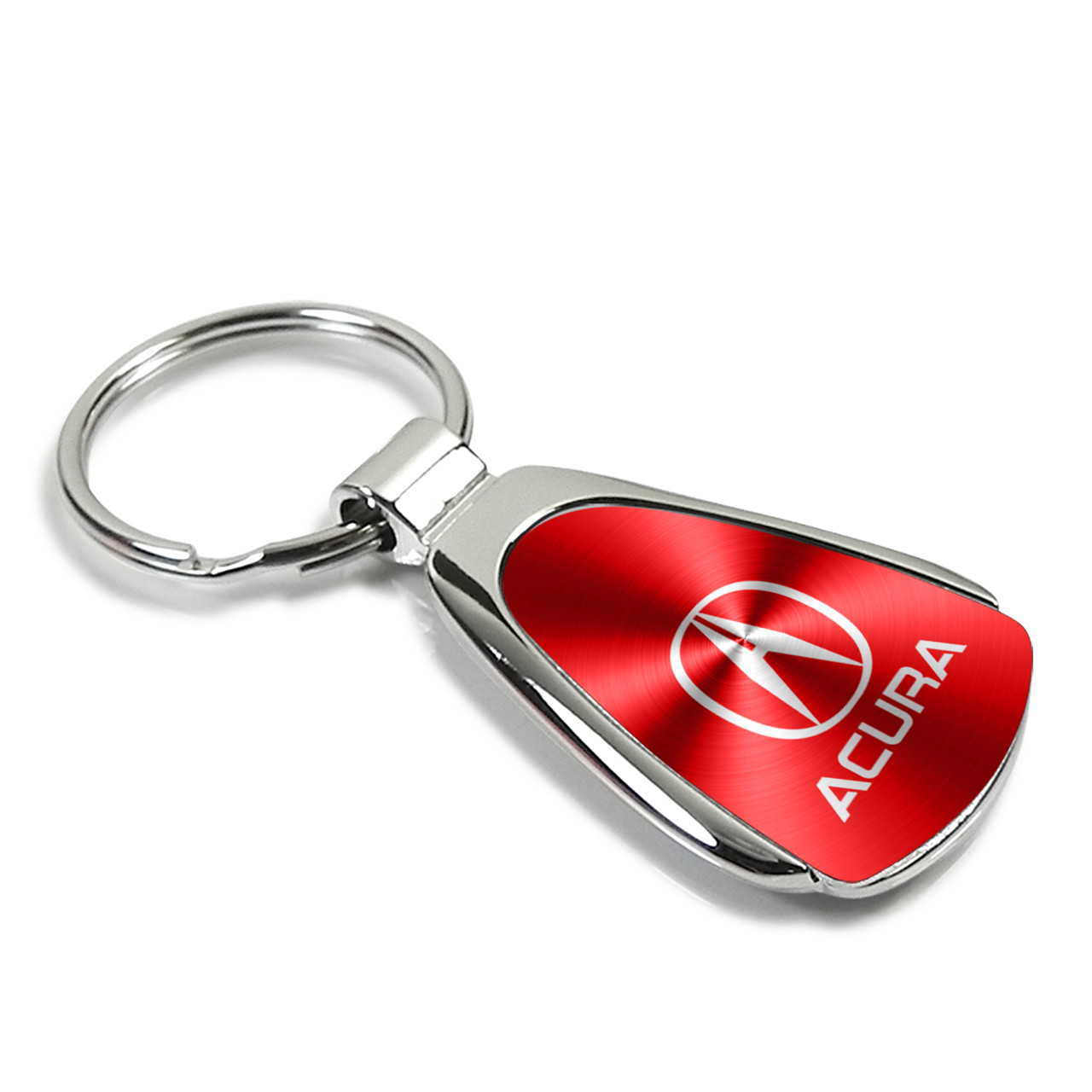 Acura MDX Red Leather Key Ring 