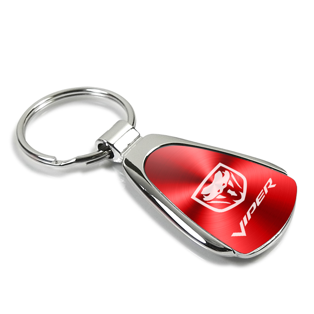 Dodge SRT-4 Black Spun Brushed Metal Key Ring