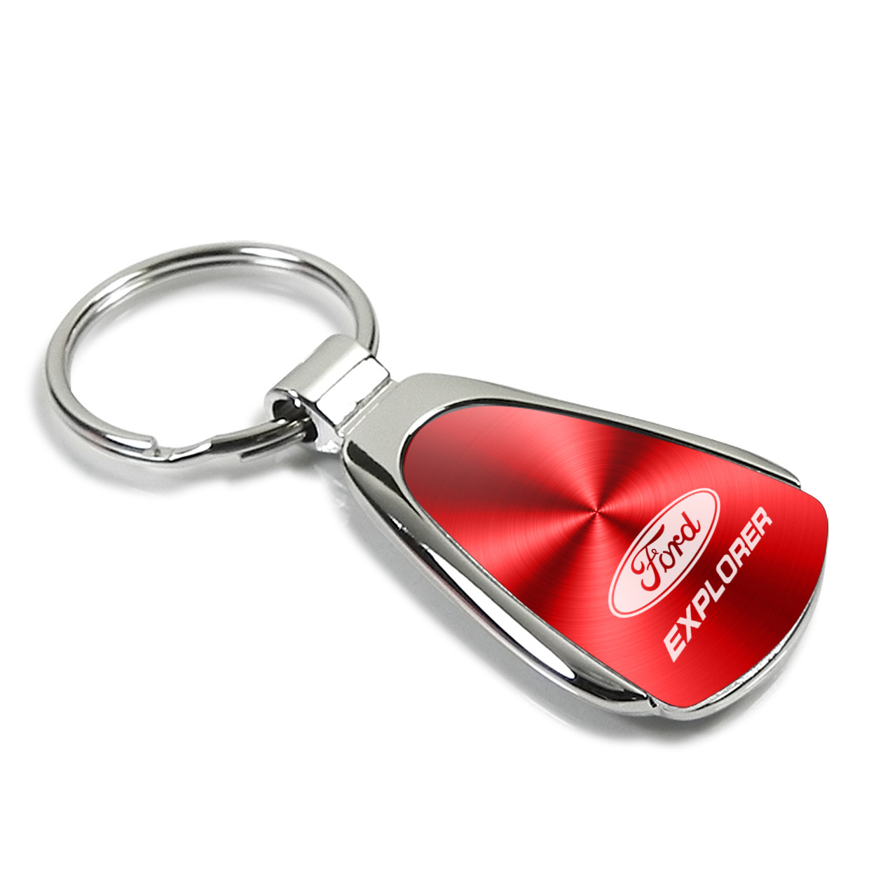 Ford Explorer Red Tear Drop Key Chain - Car Beyond Store