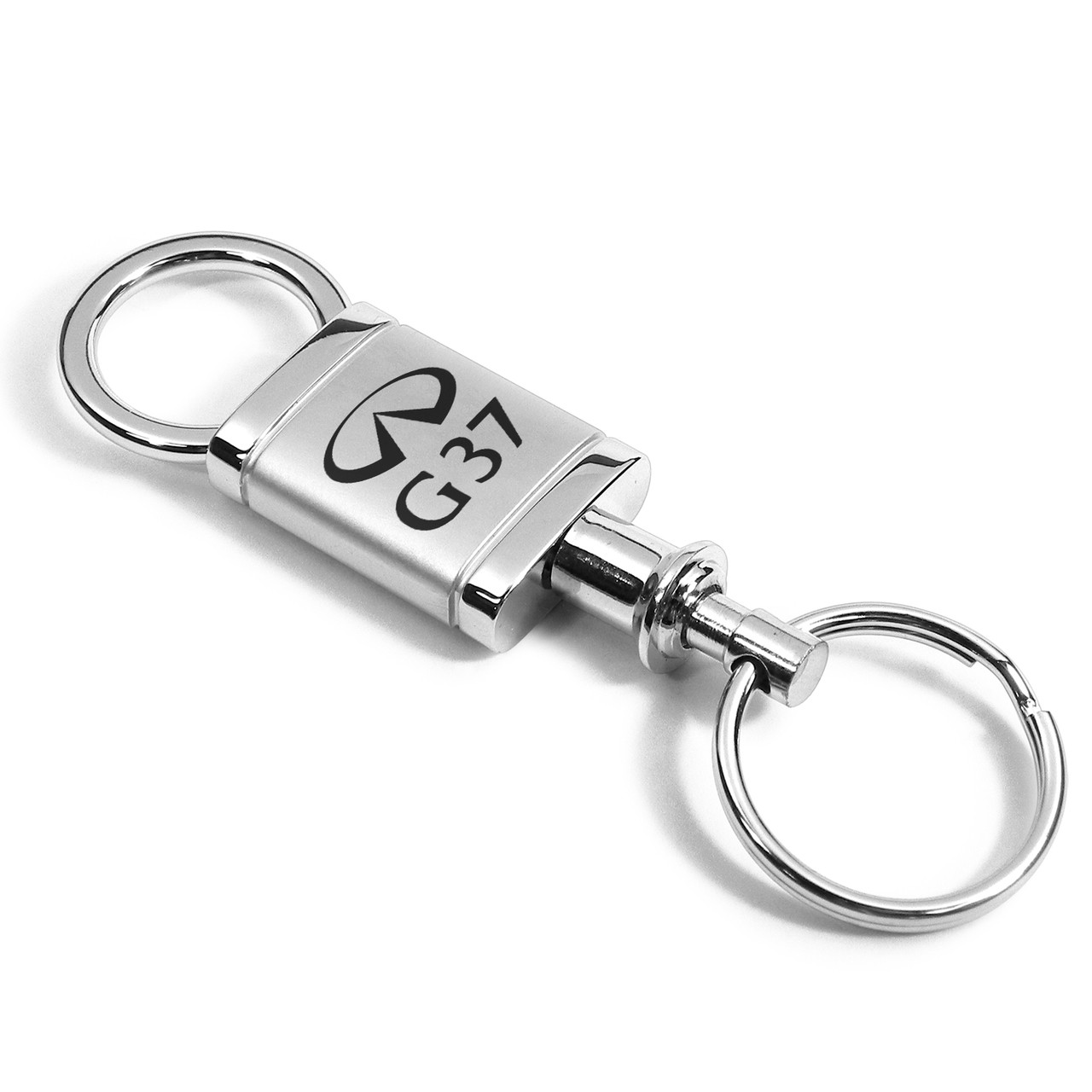 Automotive Gold Jeep Logo Anodized Aluminum Valet Keychain | Quadratec