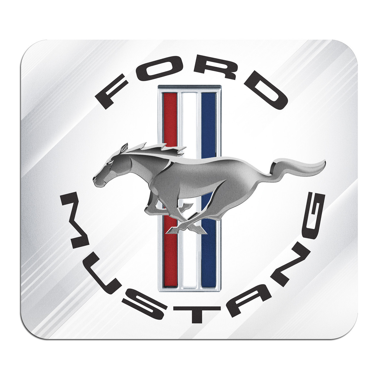 IPick Ford Mustang Carbon Fiber Mouse Pad - Gaming & Office Mousepad With Mustang Logo Design