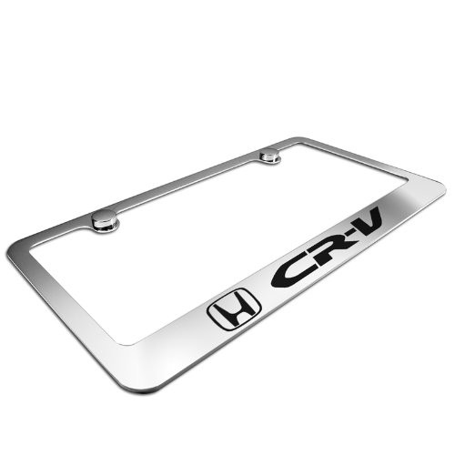 Honda CRV Chrome Metal License Plate Frame Car Beyond Store