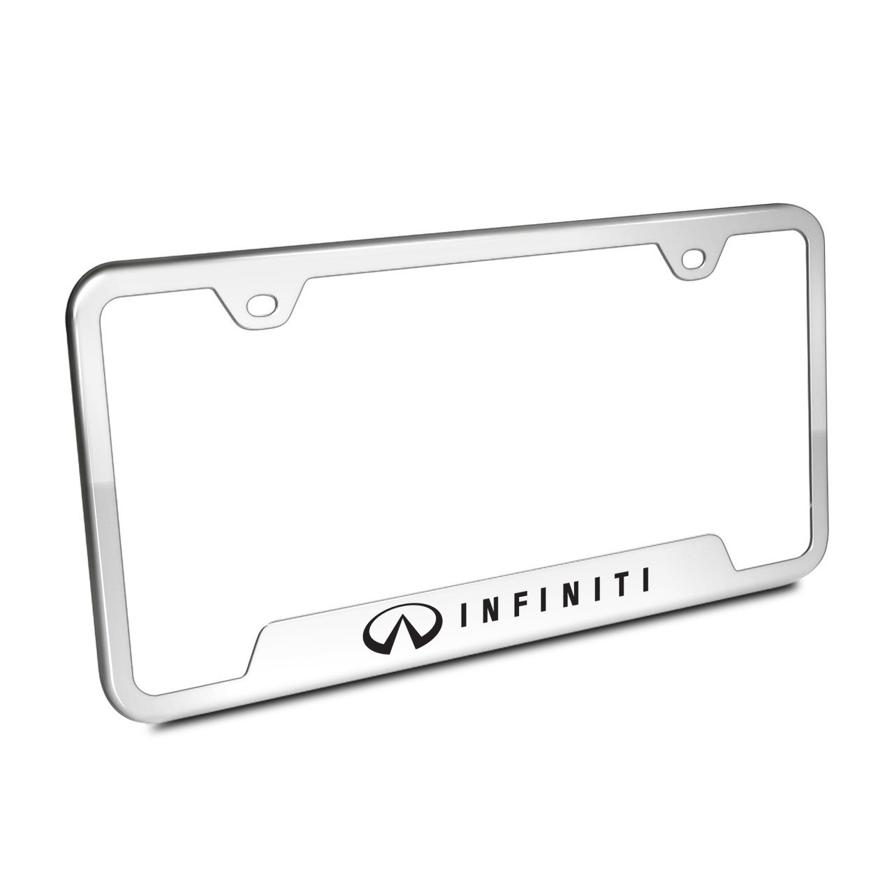 Infiniti Chrome Stainless Steel License Plate Frame