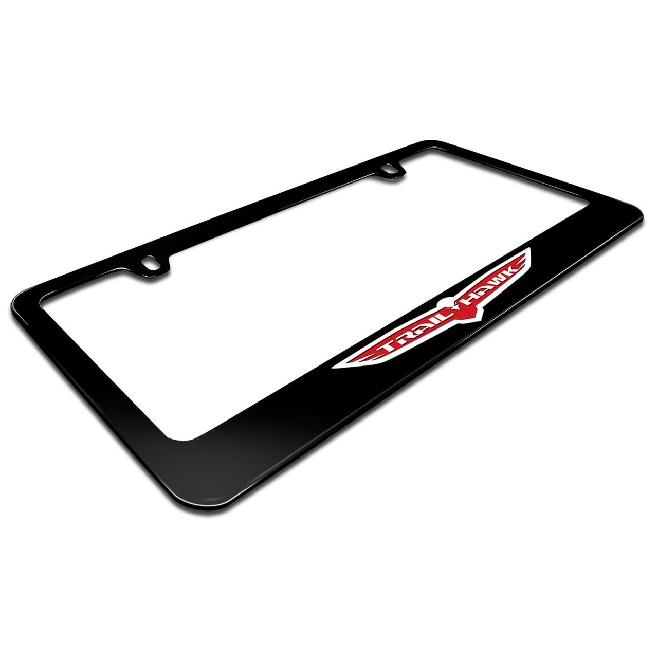 Jeep Trailhawk Black Metal License Plate Frame Car Beyond Store