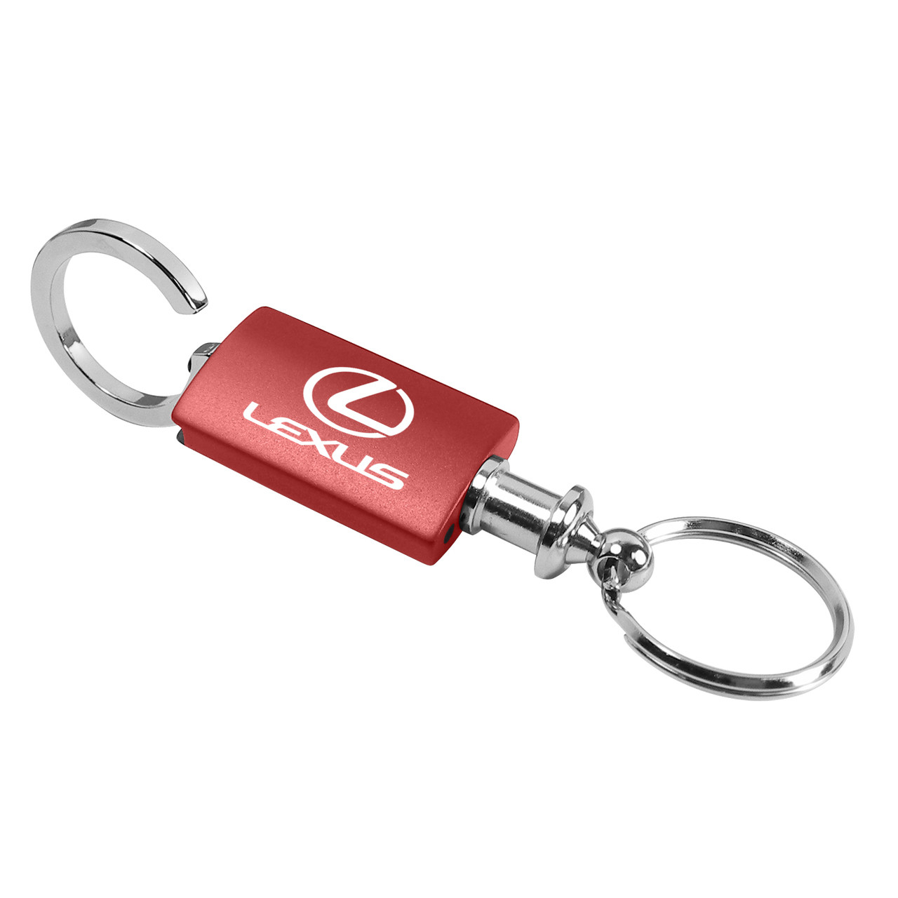 Lexus Red Aluminum Valet Key Chain Car Beyond Store