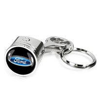 Ford Logo Piston Style Metal Key Chain