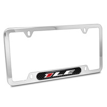 Chevrolet Camaro 1LE Carbon Fiber Chrome Stainless Steel License Plate Frame