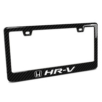 Honda HR-V Black Real 3K Carbon Fiber Finish ABS Plastic License Plate Frame