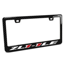 Chevrolet Camaro ZL1-1LE in 3D Real Carbon Fiber ABS Plastic License Plate Frame