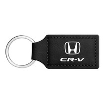 Honda CR-V Rectangular Black Leatherette Key Chain
