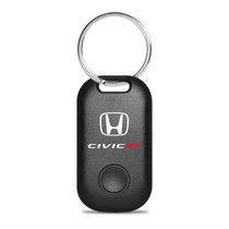 Honda Civic Si Black Cell Phone Bluetooth Smart Tracker Locator Key Chain for Car Key, Pets, Wallet, Purses, Handbags