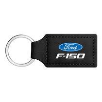 Ford F-150 Rectangular Black Leatherette Key Chain
