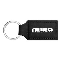 Ford F150 Lariat Rectangular Black Leatherette Key Chain