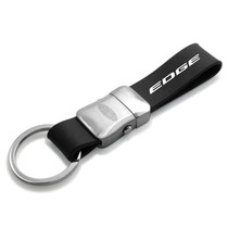 Ford Edge Genuine Black Leather Strap Detachable Key Chain