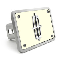Lincoln 3D Logo Night Glow Luminescent Billet Aluminum 2 inch Tow Hitch Cover