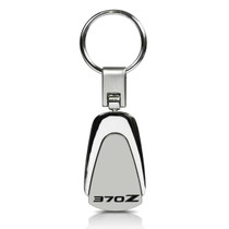 Nissan 370Z Chrome Metal Tear Drop Auto Key Chain, Official Licensed