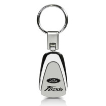 Ford Fiesta Chrome Metal Tear Drop Key Chain
