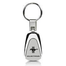 Ford Mustang 50 Years Anniversary ChromeTear Drop Key Chain
