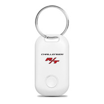 Dodge Challenger R/T White Bluetooth Key Finder Tracking Device Key Chain