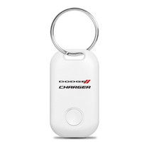 Dodge Charger White Bluetooth Wireless Key Finder Tracking Device Key Chain