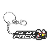 Dodge Scat-Pack Custom Laser Cut Full-Color Printing Acrylic Charm Key Chain