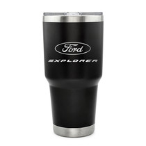 Ford Explorer 30 oz Dual-Wall Vaccum Sealed Black Stainless Steel Travel Tumbler Mug