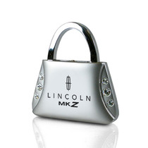 Lincoln MKZ Clear Crystals Purse Shape Key Chain