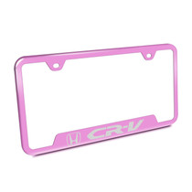 Honda Logo CR-V Pink Stainless Steel 50 States License Plate Frame