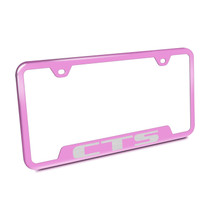 Cadillac CTS Pink Stainless Steel 50 States License Plate Frame