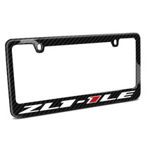 Chevrolet Camaro ZL1-1LE Black Real 3K Carbon Fiber Glossy Finish License Plate Frame