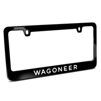 Jeep Wagoneer Black Metal License Plate Frame