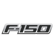 Ford F-150 Perforated Unobstructed View 18" Vinyl Window Film Adhesive Wrap Graphic Decal