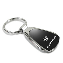 Honda Civic Si Black Tear Drop Key Chain