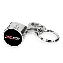 Chevrolet Z71 Off-Road Logo Engine Piston Style Chrome Metal Key Chain
