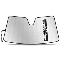 Dodge Promaster City Van 2015 to 2022 Custom Fit Silver Reflective Bubble Roll-up Auto Windshield Sun Shade