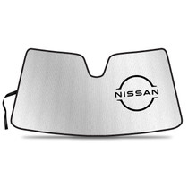 Nissan Pathfinder 2022 to 2023 Custom Fit Silver Reflective Bubble Roll-up Auto Windshield Sun Shade