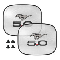 Ford Mustang GT 5.0 Car Side Window Mesh Sun Shades for Baby Children UV Protection, 2 Pack