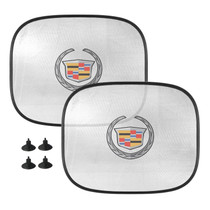 Cadillac Logo Logo Car Side Window Mesh Sun Shades for Baby Children UV Protection, 2 Pack